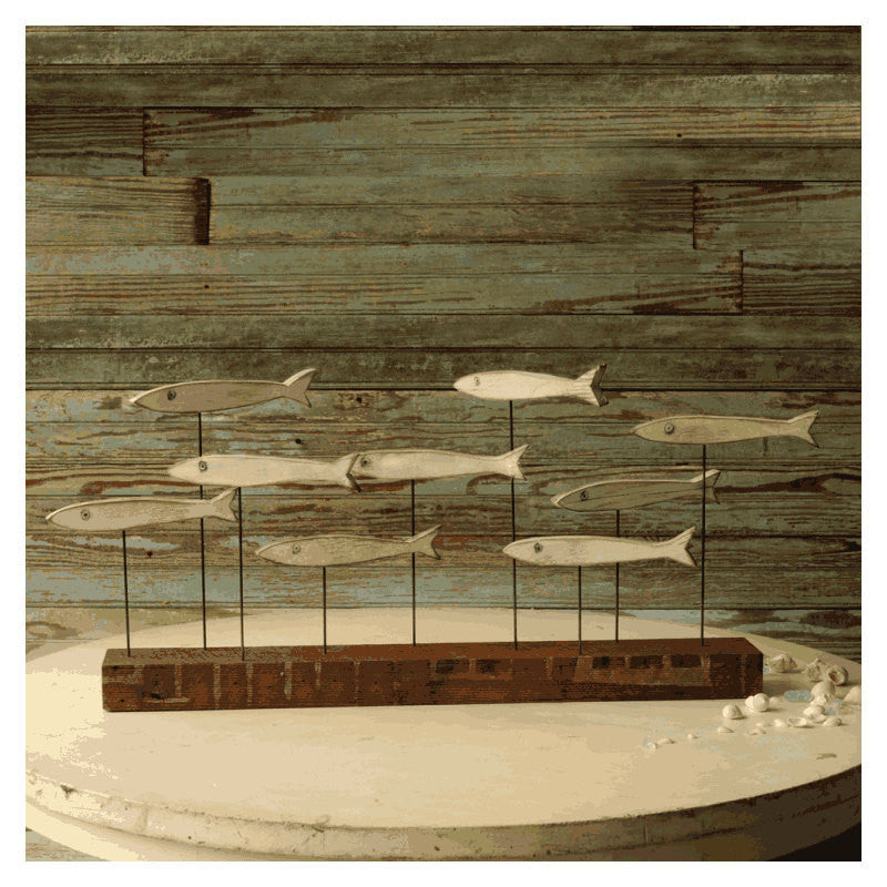 Funky Minnow Fish Art Block - Haven America