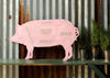 Butcher Shop Pig Wall Art - Haven America