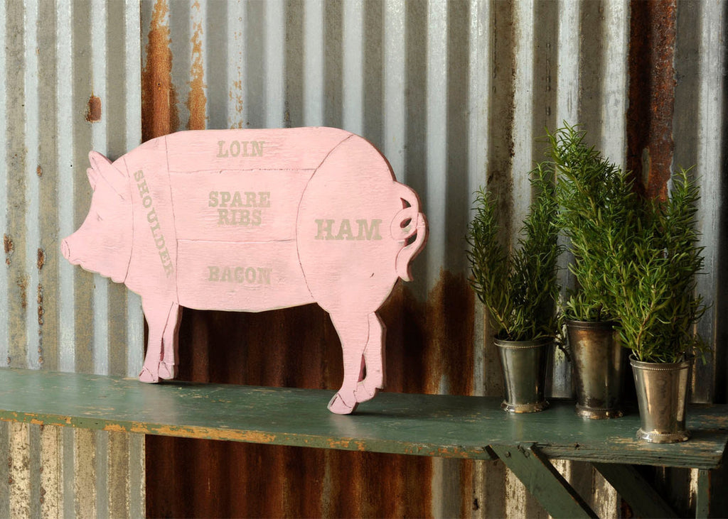 Butcher Shop Pig Wall Art - Haven America