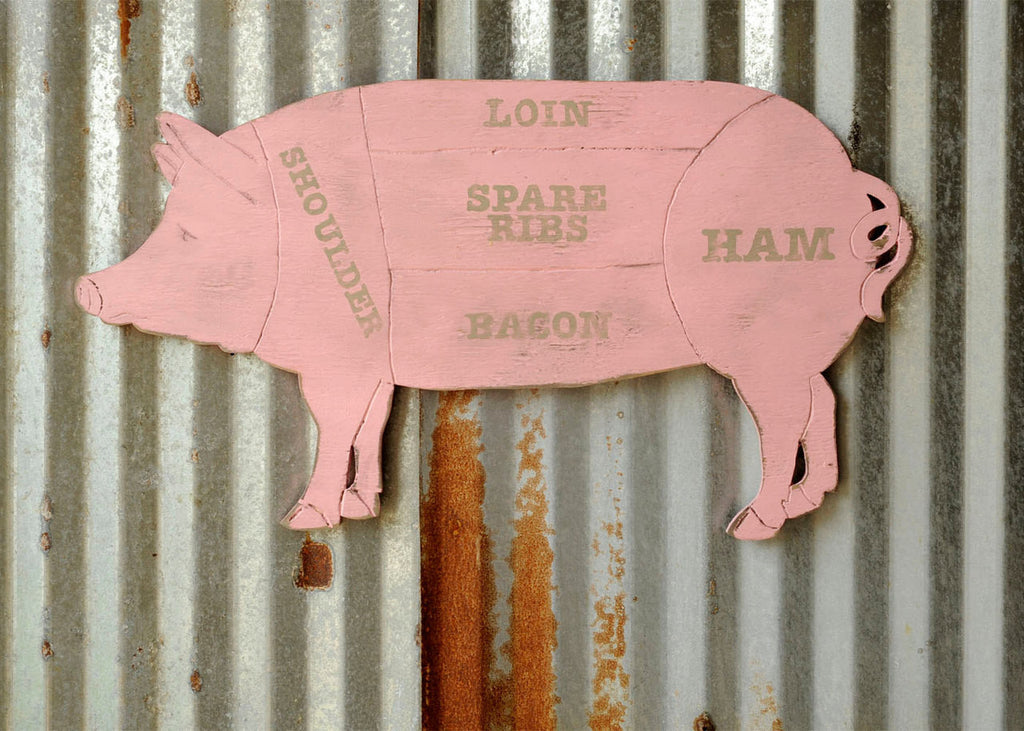 Butcher Shop Pig Wall Art - Haven America