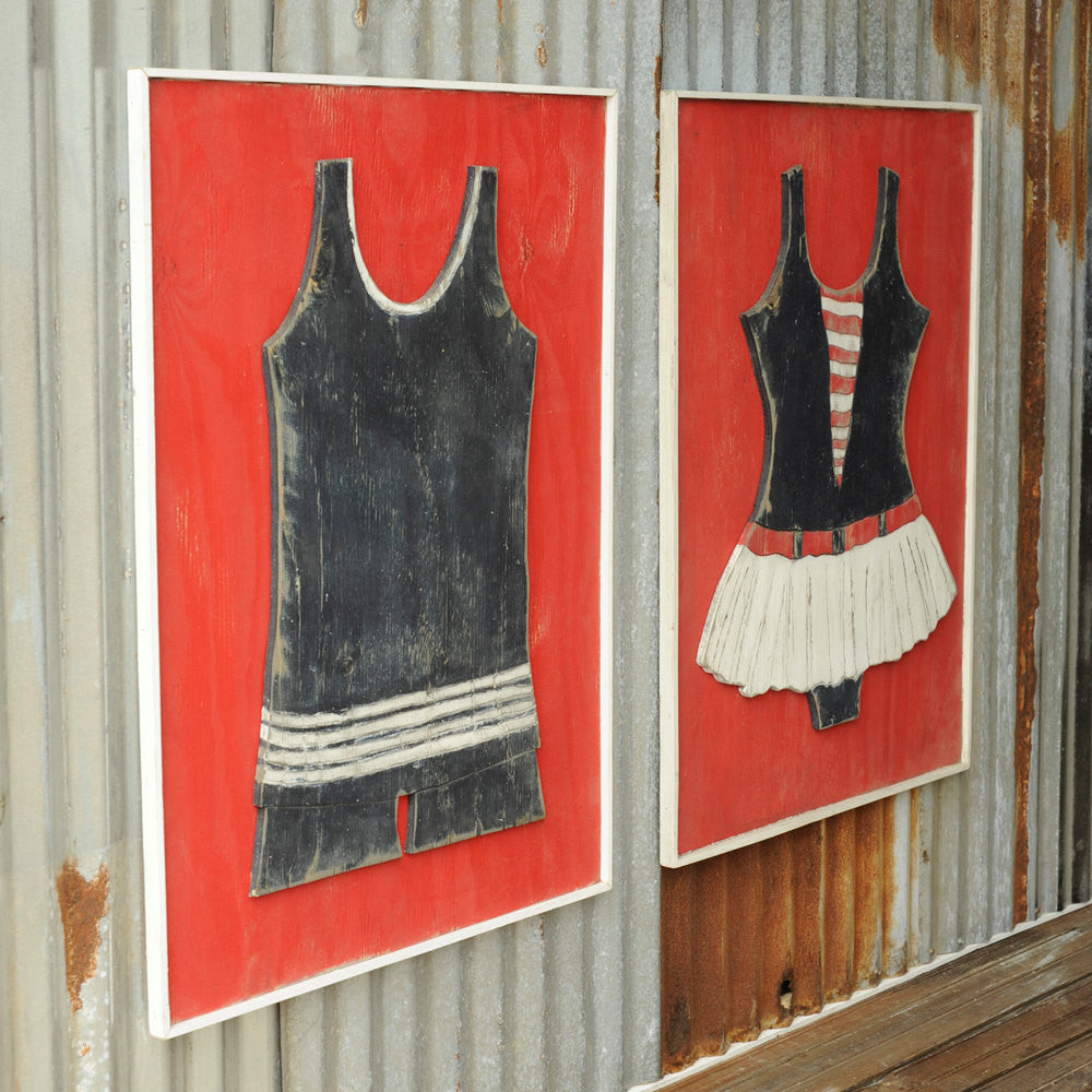 Sailor Bathing Suit Set Framed - Haven America