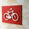 Bicycle Solid Color Wall Art - Haven America