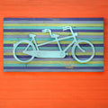 Pallet Tandem Bicycle Wall Art - Haven America