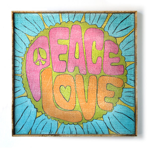 Peace Love Flower SOUL Art Print - Haven America